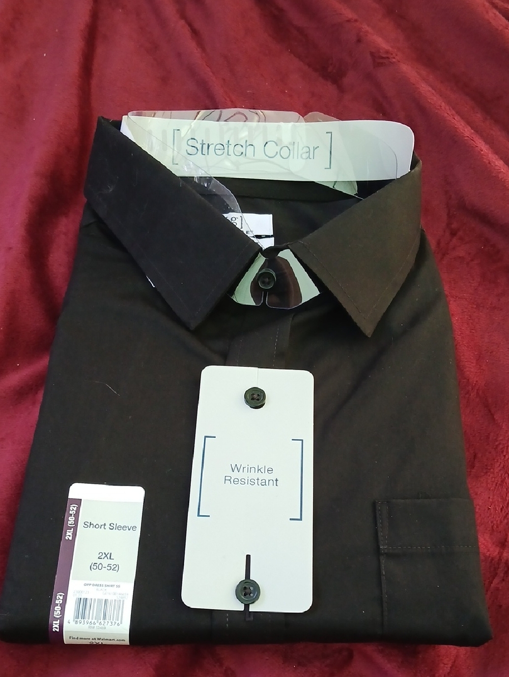 George Black Short Sleeve Dress Shirt
